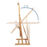 Mabef studio beech easel 8-90 degrees