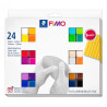 Fimo basic zestaw modelin 24x25g - sklep plastyczny - szał dla plastyk