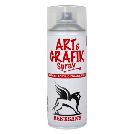 Renesans art & graphic spray acrylic matte varnish 400ml