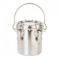 Metal container for washing brushes and carrying water 240 ml
