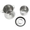Metal container for washing brushes and carrying water 590 ml