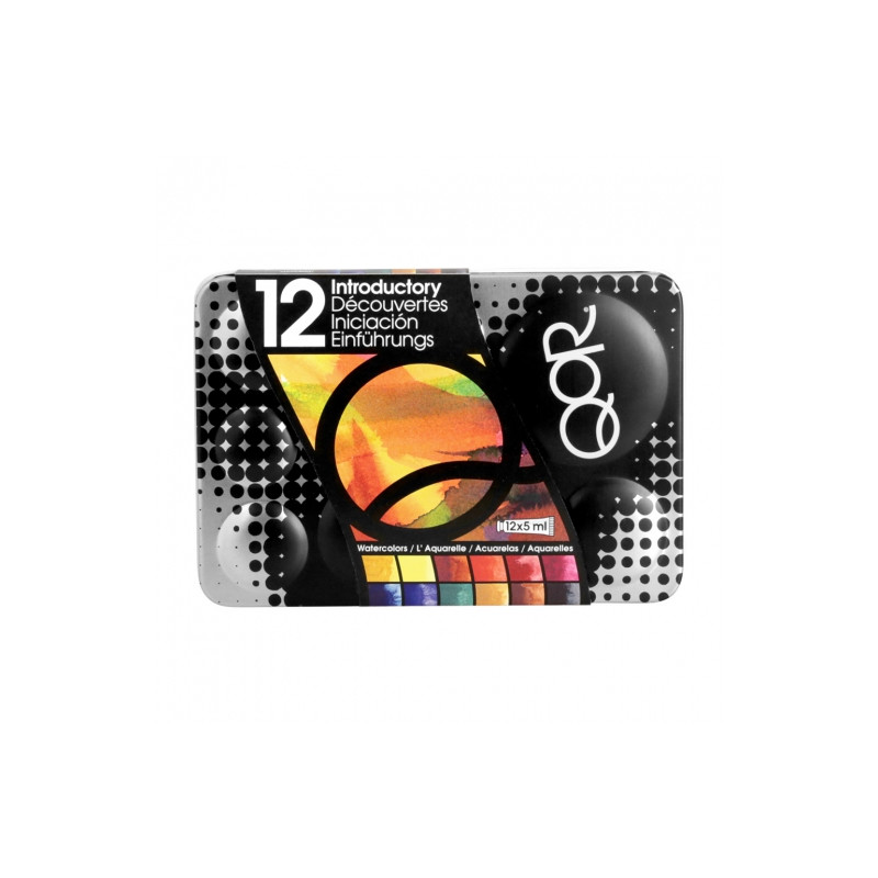 Golden QoR introductory set of watercolor paints 12x5ml