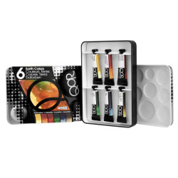 Golden QoR earth colors 6x5ml watercolor paint set