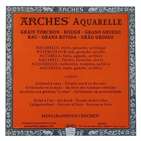 Arches extra white watercolor paper 56x76cm 300g 10 sheets