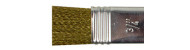 Kolibri flat brushes with brass bristles 9910M series