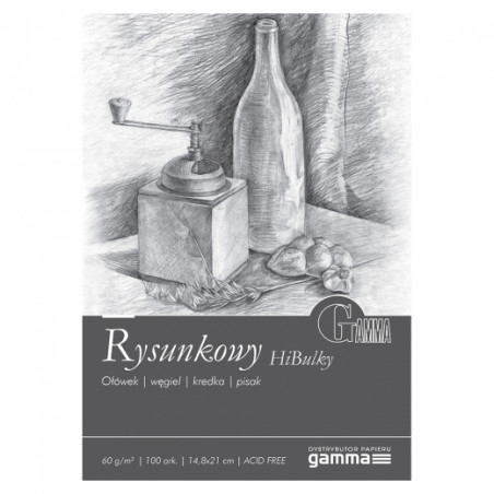 Gamma block drawing hibulky 60g 100 sheets