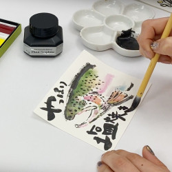 Kuretake fluid graphite 60g - sklep plastyczny - szał dla plastyków