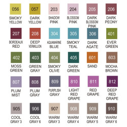 Kuretake clean color real brush set A set of 30 brush pens