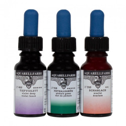Rohrer&Klingner aquarellfarbe water paints with a 12ml pipette