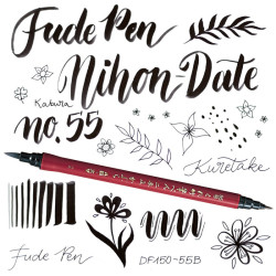 Kuretake zig fudepen nihon date kabura no 55