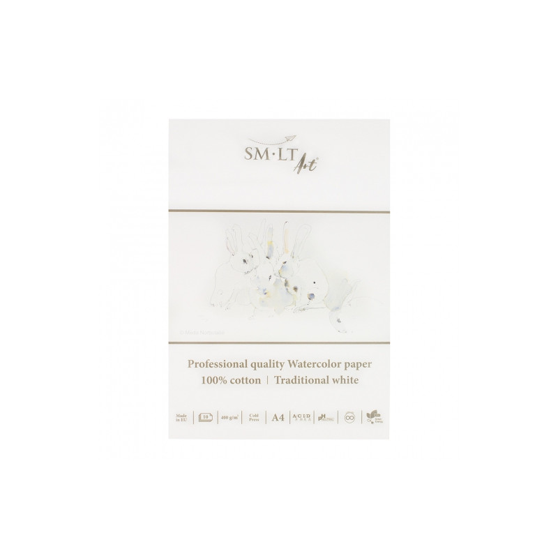 Block SM-LT art watercolor pad 400g 10ark