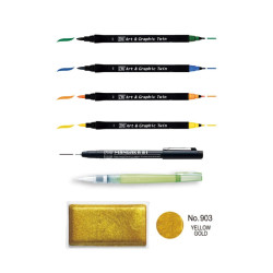 Kuretake zig exploring watercolor flowers wet on wet - sklep plastyczn