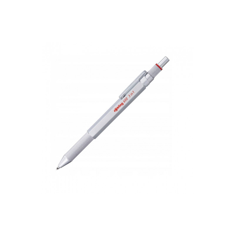 Rotring pen and pencil multipen silver 600 F / 0.5mm