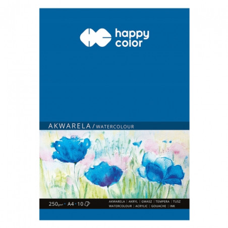 Blok Happy Color watercolour 250g 10ark - sklep plastyczny - szał dla