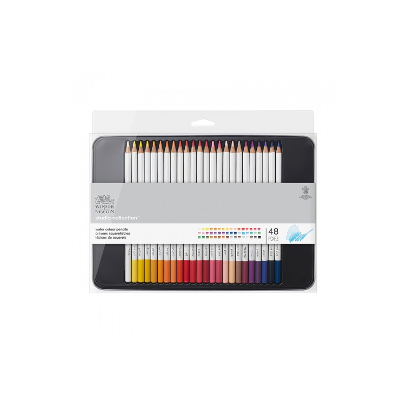 Winsor & Newton studio collection set of 48 watercolor pencils