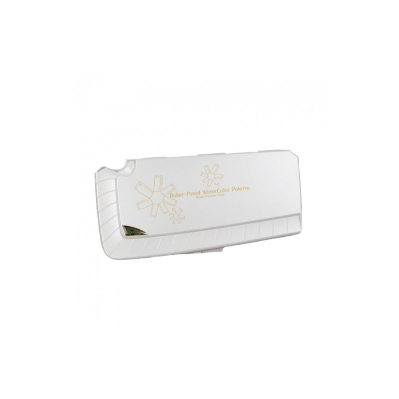 Bulletproof glass 38 watercolor palette 18.5x37x3 cm