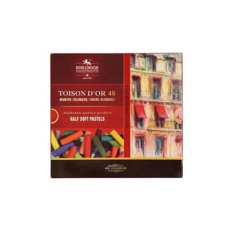 Kon-i-noor Toison D'or pastels dry halves 48 colors