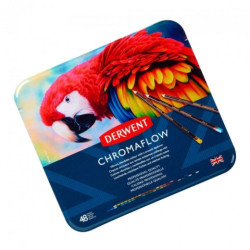 Derwent Chromaflow crayon set of 48 colors