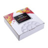 Meeden porcelain palette 12 chamber round 18cm