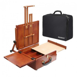 Meeden portable painting cassette with an easel and a briefcase XH-L5
