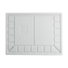 Meeden porcelain palette 19 rectangular chambers 25x33cm