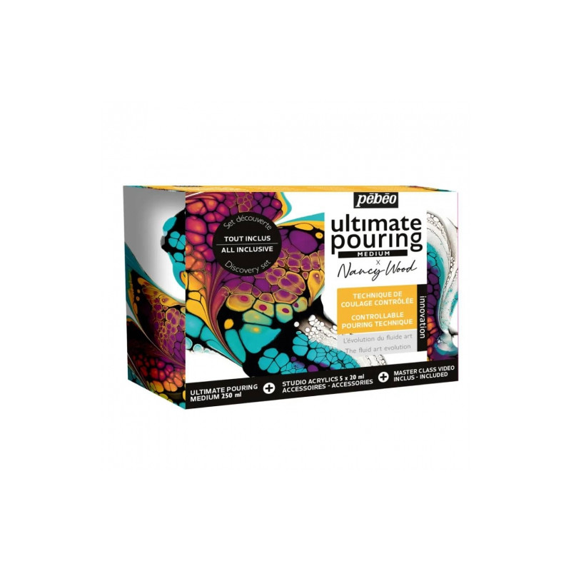 Pebeo ultimate Pouring medium discovery zestaw do pouringu - sklep pla