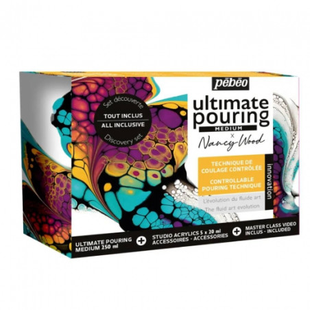Pebeo ultimate Pouring medium discovery zestaw do pouringu - sklep pla