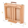Meeden portable table easel with a drawer WO5B