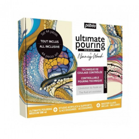 Pebeo ultimate pouring set for pouring 44 elements