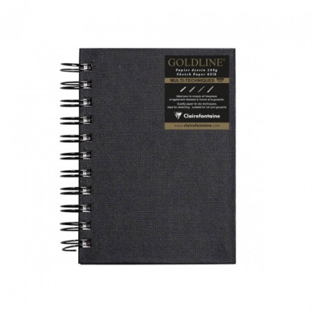 Clairefontaine goldline portretowy na spirali 140g 64ark - sklep plast