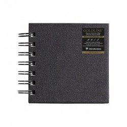 Clairefontaine goldline spiral sketchbook white sheets 140g 64 sheets