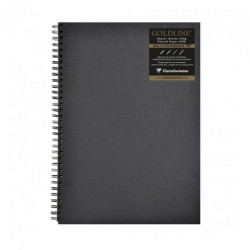 Clairefontaine goldline szkicownik portretowy czarne kartki A3 140g 64
