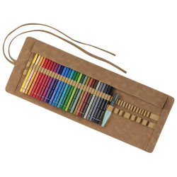 Faber-Castell polychromos zestaw 30 kredek w piórniku rolowanym  - skl
