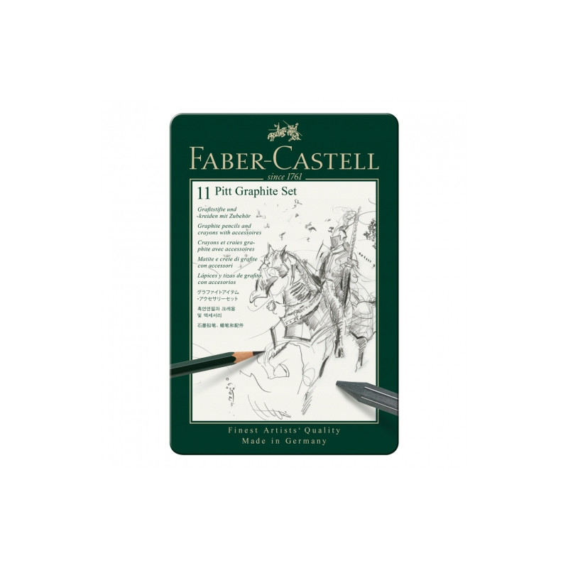 Faber-Castell pitt mały zestaw ołówków i grafitów - sklep plastyczny -