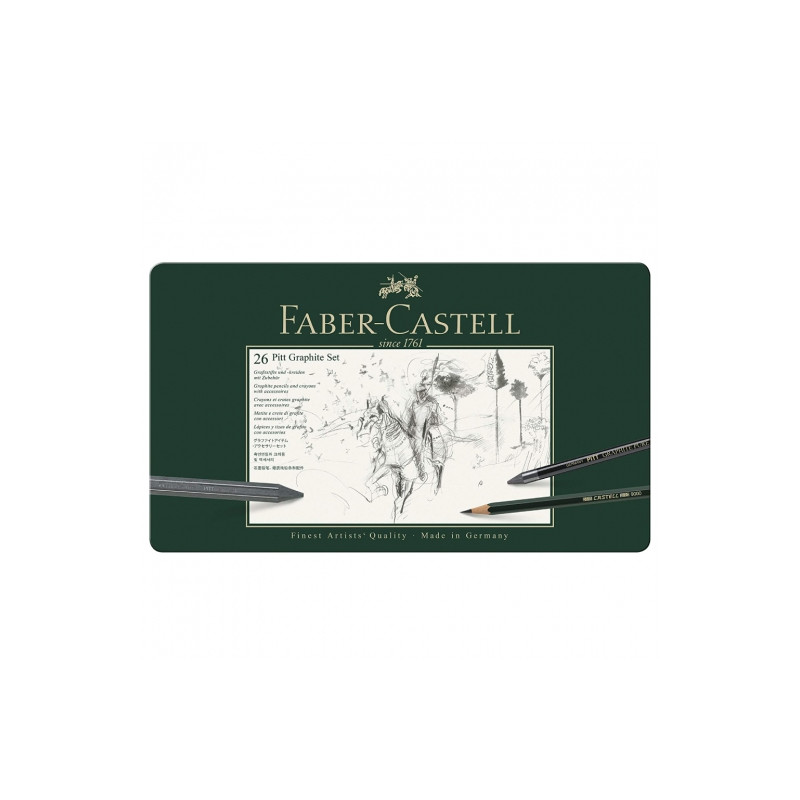 Faber-Castell pitt large set of pencils and graphite