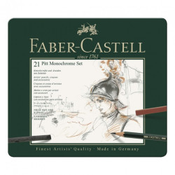 Faber-Castell pitt monochrome set of 21 pcs