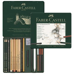 Faber-Castell pitt monochrome set of 21 pcs