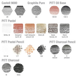 Faber-Castell pitt monochrome zestaw 21szt - sklep plastyczny - szał d