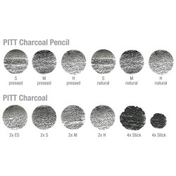 Faber-Castell pitt drawing charcoal set of 24 pcs