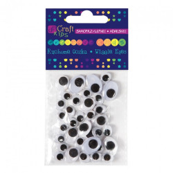 Dp Craft movable oval eyelets self-adhesive mix 36 pcs