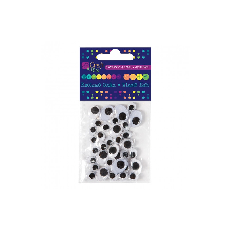 Dp Craft movable oval eyelets self-adhesive mix 36 pcs
