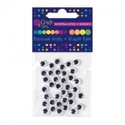 Dp Craft Self-adhesive moving eyelets 8mm 36pcs