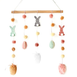 Dp Craft wooden stick for macrame natural 2x40cm