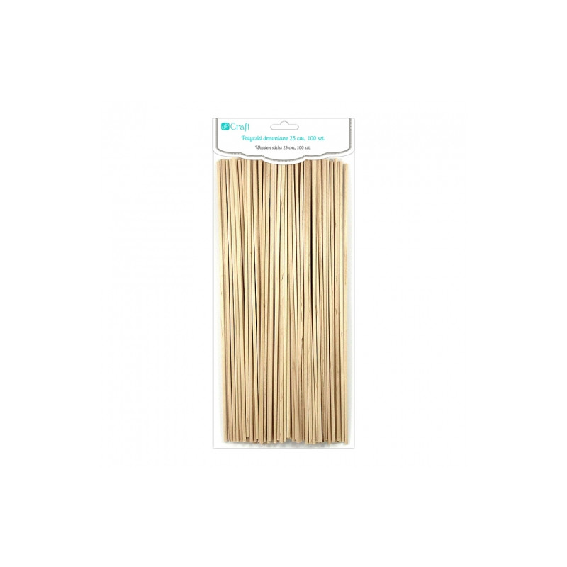 Dp Craft wooden sticks 25 cm 100 pcs.