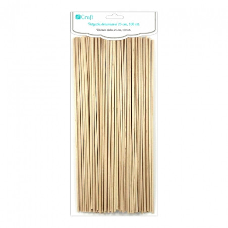 Dp Craft wooden sticks 25 cm 100 pcs.