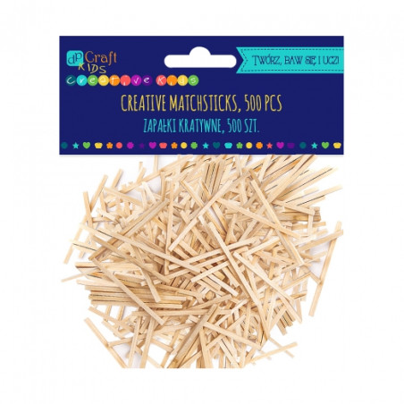 Dp Craft natural creative matches 500 pcs.