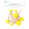Dp Craft brush sponge mix 8 pcs
