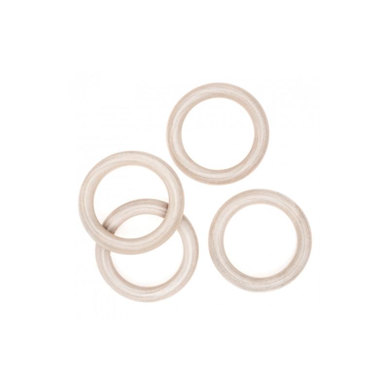 Dp Craft wooden macrame circles 70mm 4 pcs