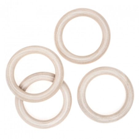 Dp Craft wooden macrame circles 70mm 4 pcs