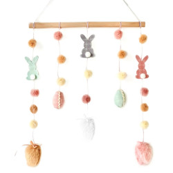 Dp Craft wooden stick for macrame, natural 1.5x30cm